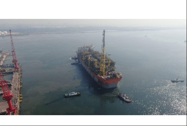 FPSO Sepetiba saiu do estaleiro na China rumo ao Brasil