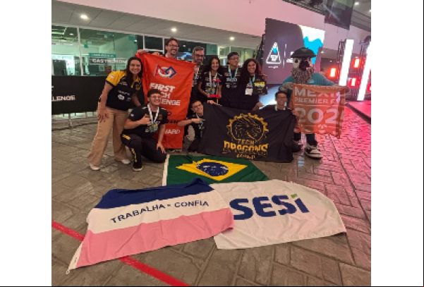 Estudantes do Sesi Cachoeiro conquistam 1º lugar em premiação no México